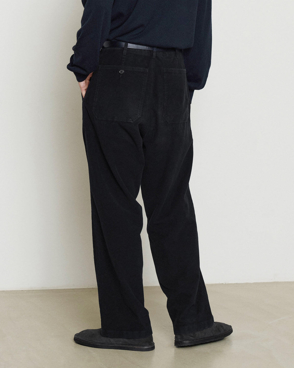 Brownyard - Moleskin French Work Pants (Black) product image 4 | TRAB K-Fashion Australia