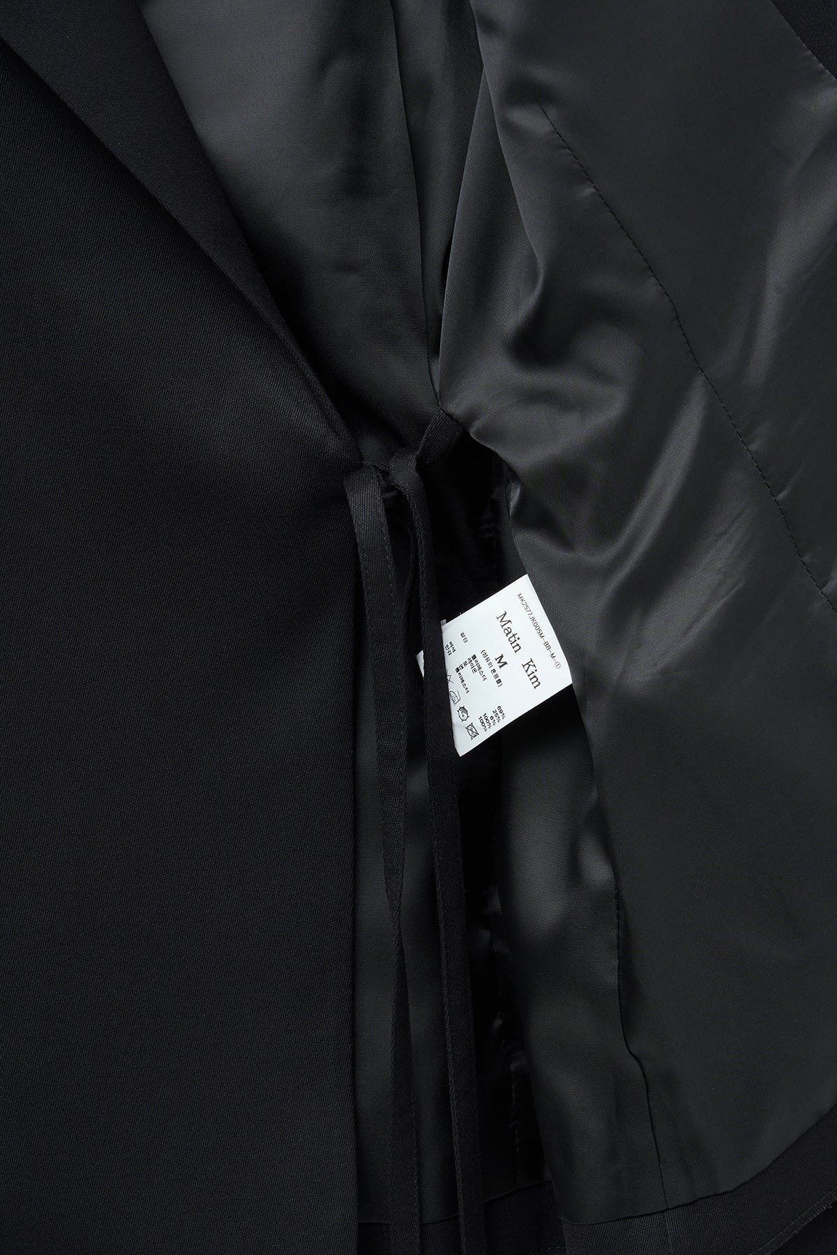 Matin Kim - Cut Out Point String Blazer (Black) product image 8 | TRAB K-Fashion Australia