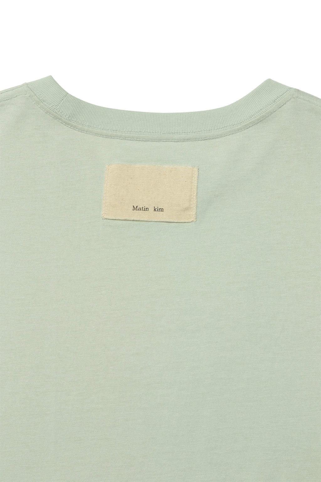 Matin Kim - Minimal Arch Logo Top (Mint) product image 5 | TRAB K-Fashion Australia