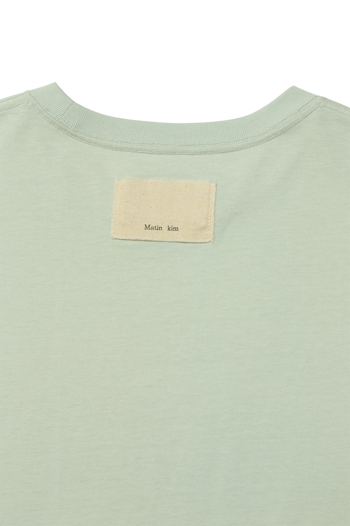 Matin Kim - Minimal Arch Logo Top (Mint) product image 5 | TRAB K-Fashion Australia