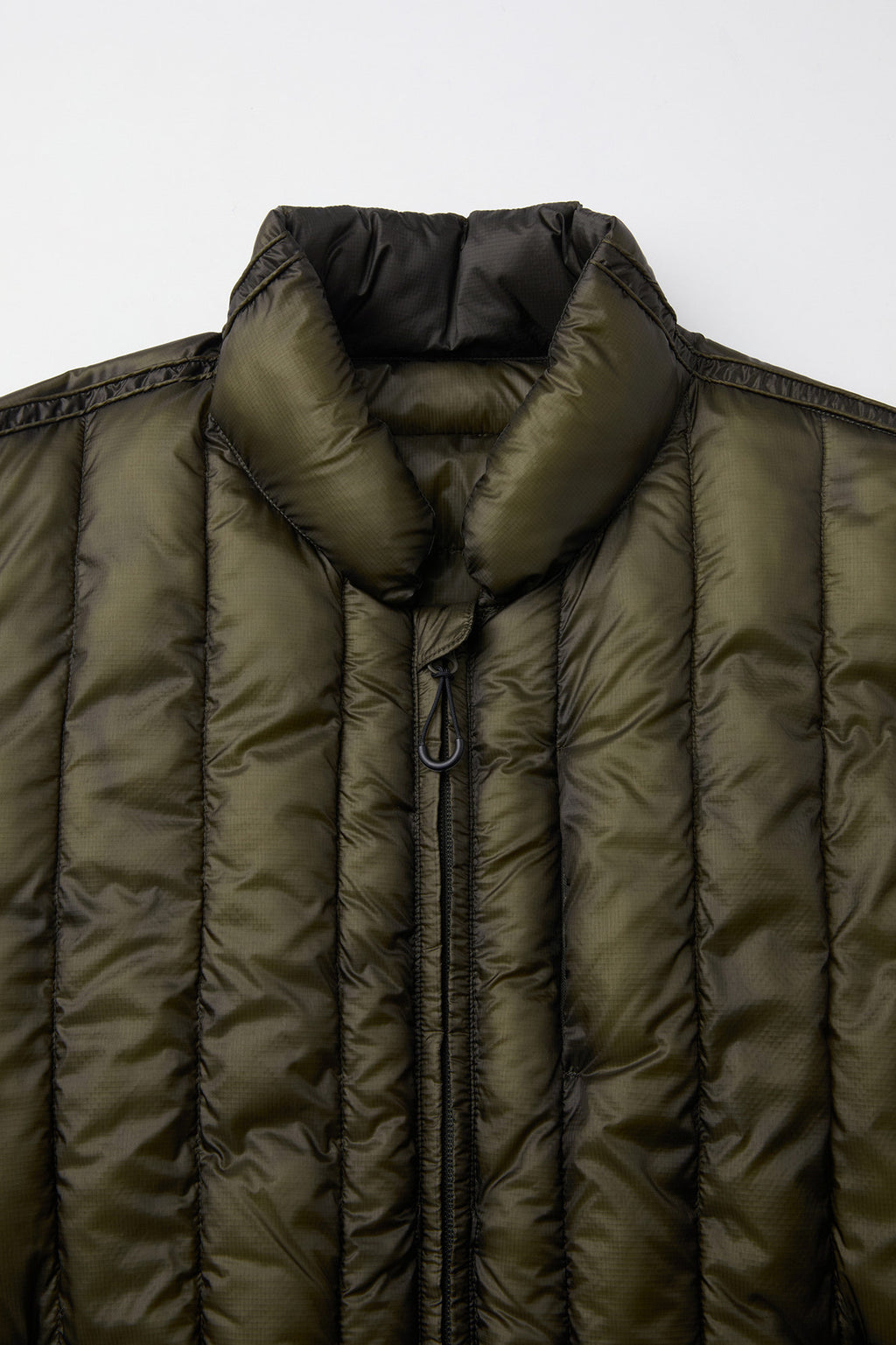 Coor - Quilted Soft Shell Shawl Collar Jumper (Khaki Green) product image 5 | TRAB K-Fashion Australia