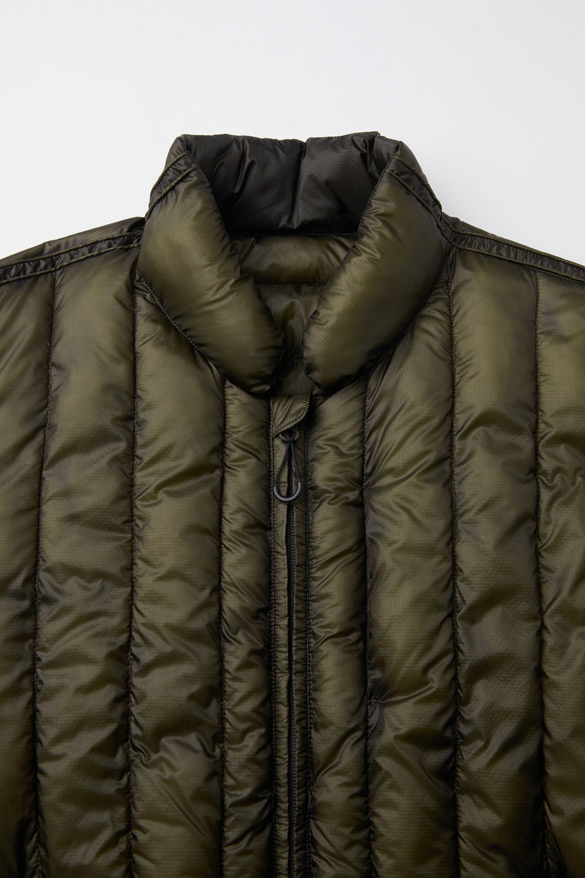 Coor - Quilted Soft Shell Shawl Collar Jumper (Khaki Green) product image 5 | TRAB K-Fashion Australia