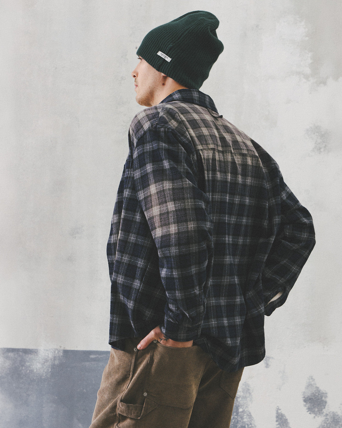 Eastlogue - Workaday Shirts (Navy & Grey Check) product image 4 | TRAB K-Fashion Australia