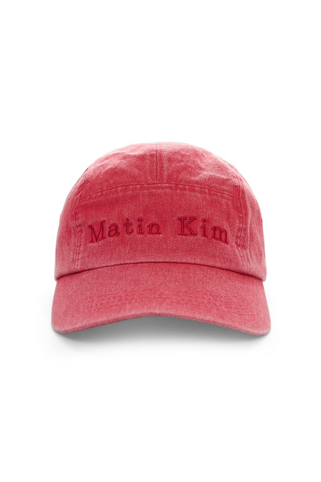 Matin Kim - Matin Washed Camp Cap (Red) product image 1 | TRAB K-Fashion Australia
