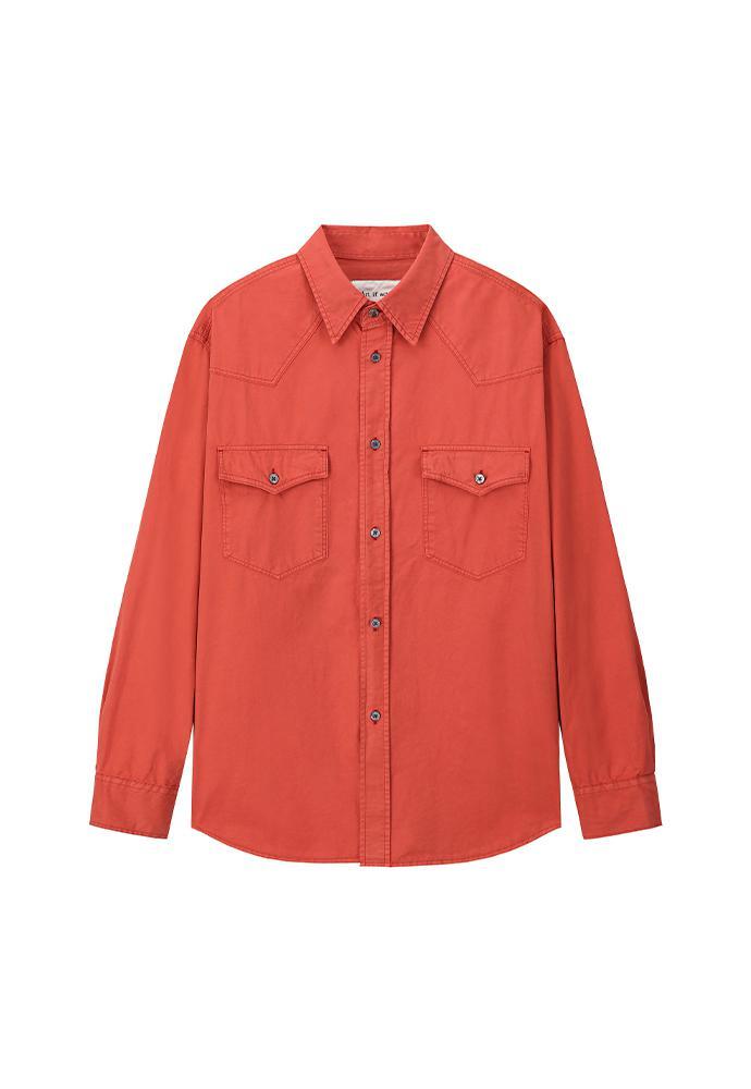 Art if acts - Garment Dyed Western Shirt (Vintage Red) product image 7 | TRAB K-Fashion Australia