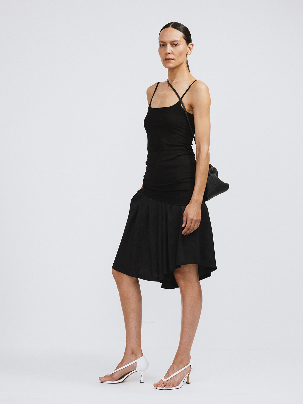 Recto - Slim Fit Long Top (Black) product image 3 | TRAB K-Fashion Australia