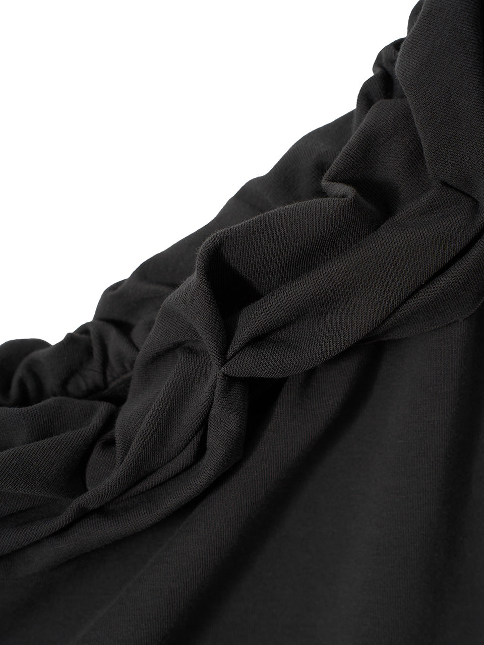 Kijun - Twist One-Shoulder Top (Charcoal) product image 11 | TRAB K-Fashion Australia