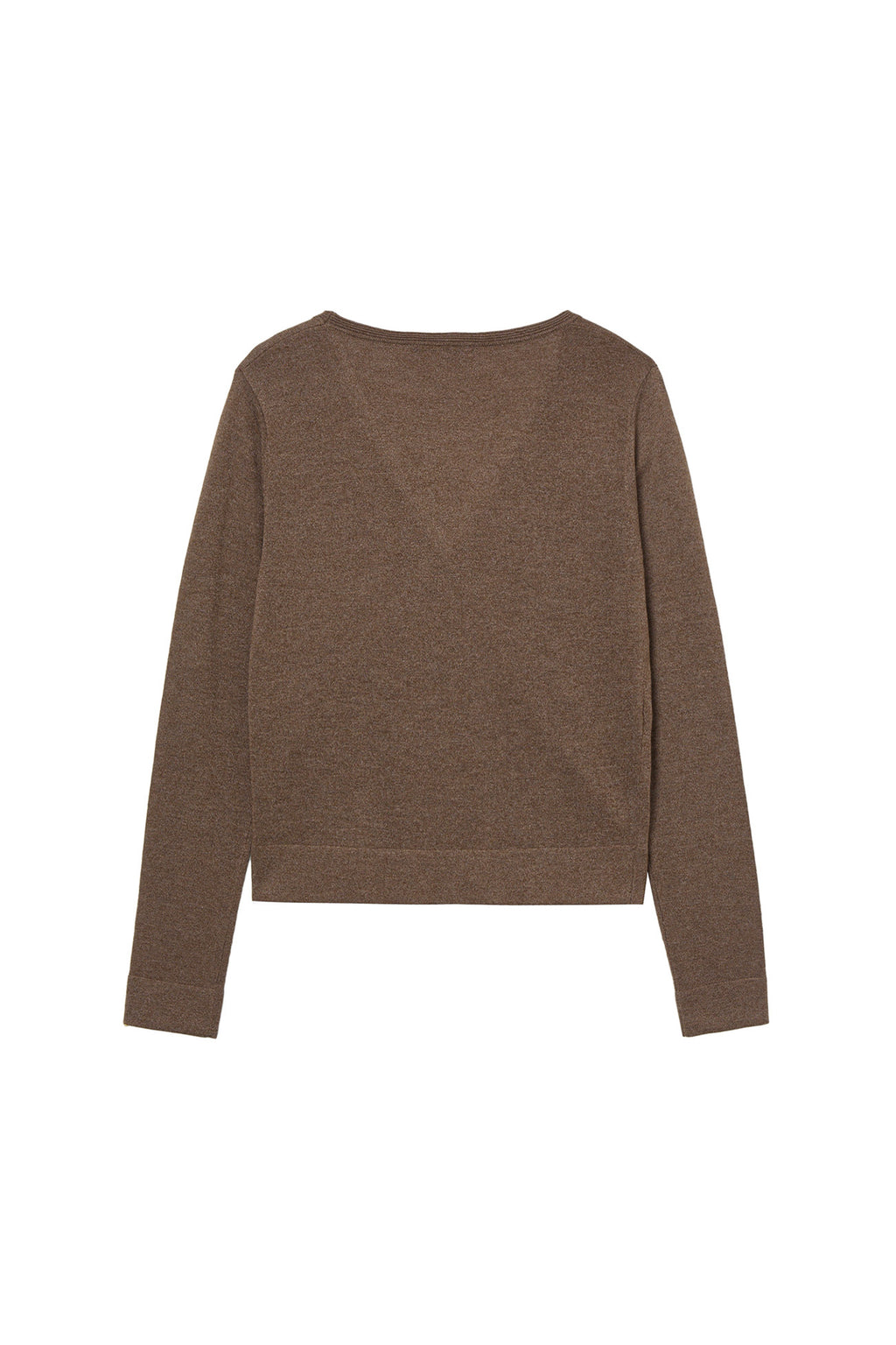 Deinet - V-Neck Metal Knit (Brown) product image 2 | TRAB K-Fashion Australia