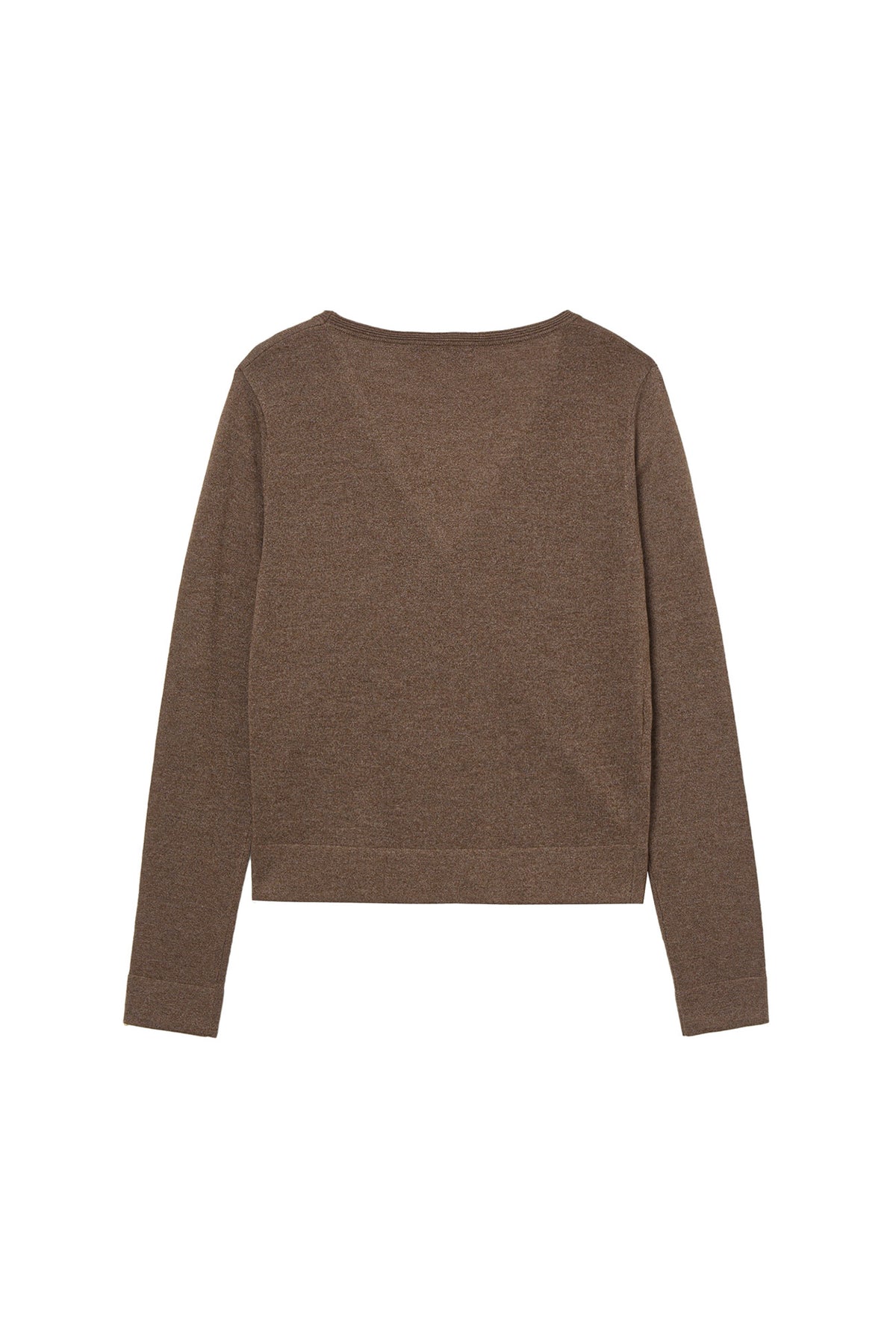 Deinet - V-Neck Metal Knit (Brown) product image 2 | TRAB K-Fashion Australia