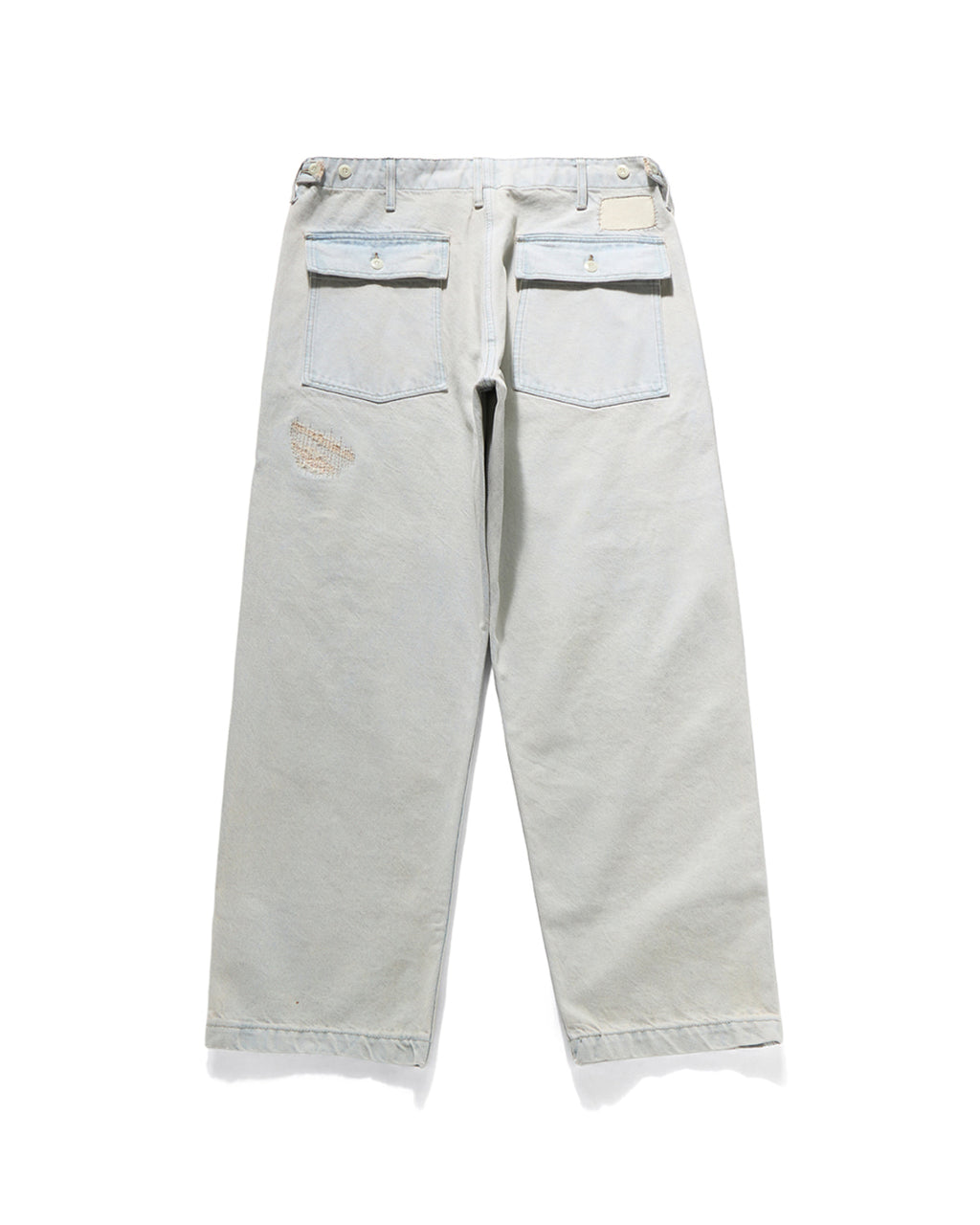 Eastlogue - Damaged Fatigue Pants (Bleached Indigo) product image 6 | TRAB K-Fashion Australia