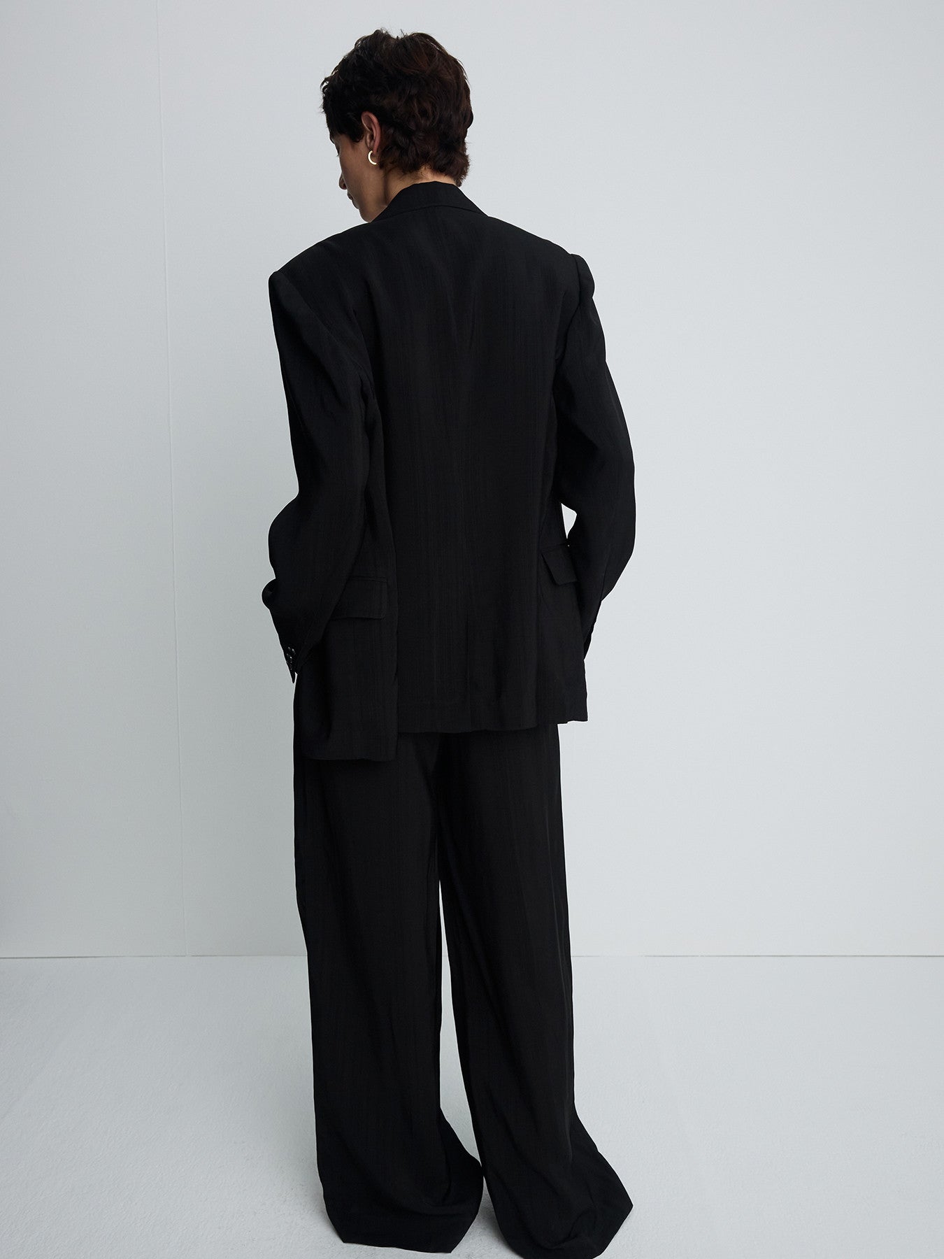 Tonywack - Airy Tailored Jacket (Black) product image 4 | TRAB K-Fashion Australia