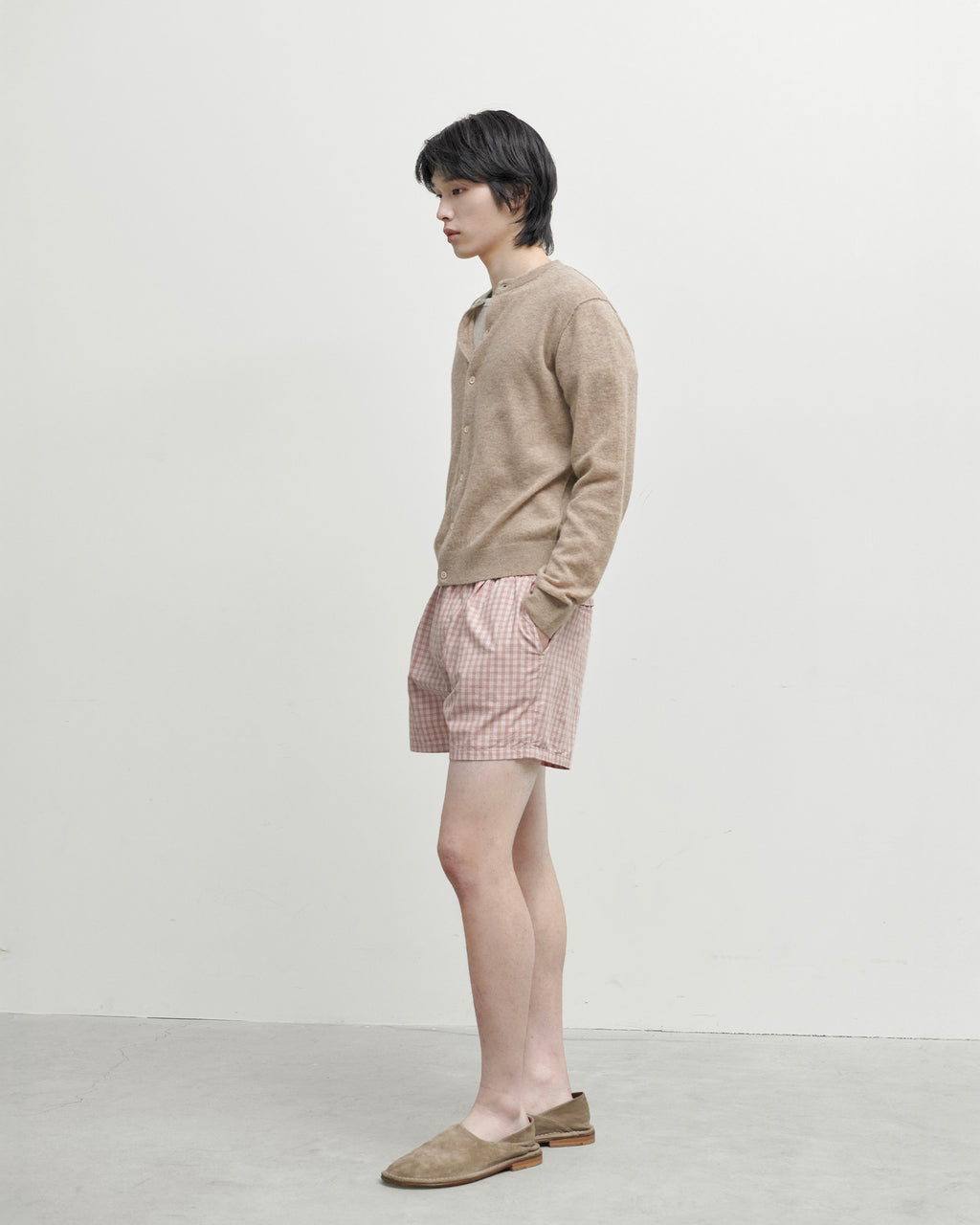 Brownyard - Soft Round Cardigan (Dark Beige) product image 2 | TRAB K-Fashion Australia