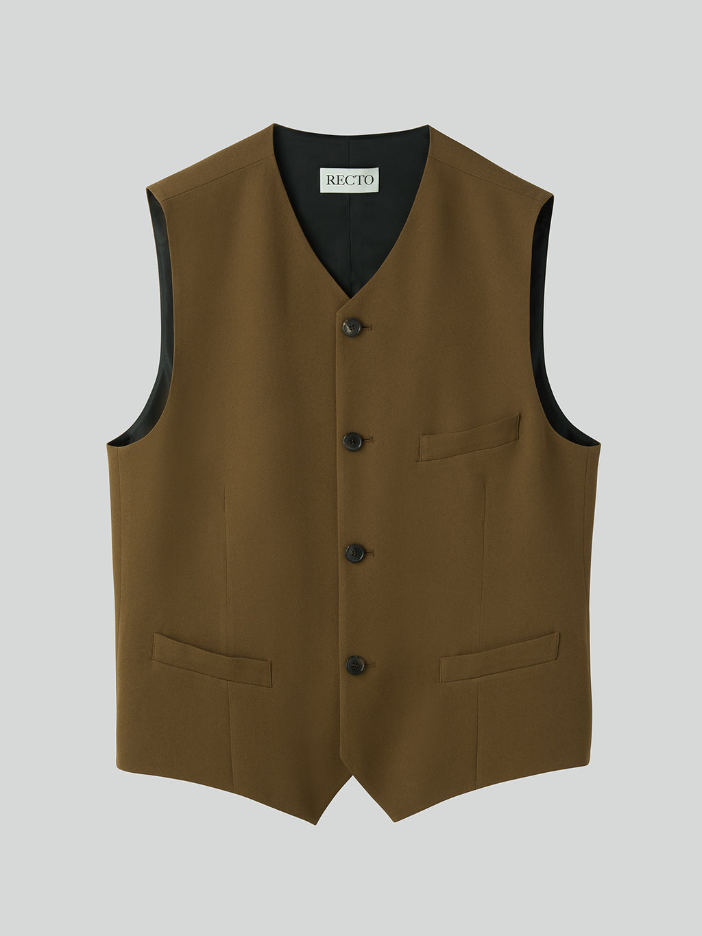 Recto - Strap Detail Suit Vest (Ochre) product image 5 | TRAB K-Fashion Australia