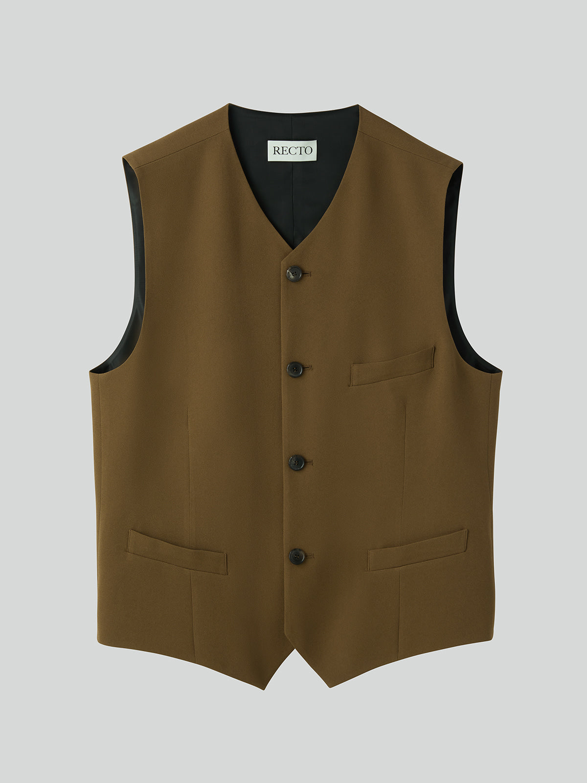 Recto - Strap Detail Suit Vest (Ochre) product image 5 | TRAB K-Fashion Australia