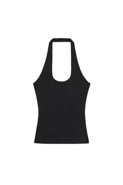 Deinet - Halter Neck Sleeveless (Black) product image 1 | TRAB K-Fashion Australia
