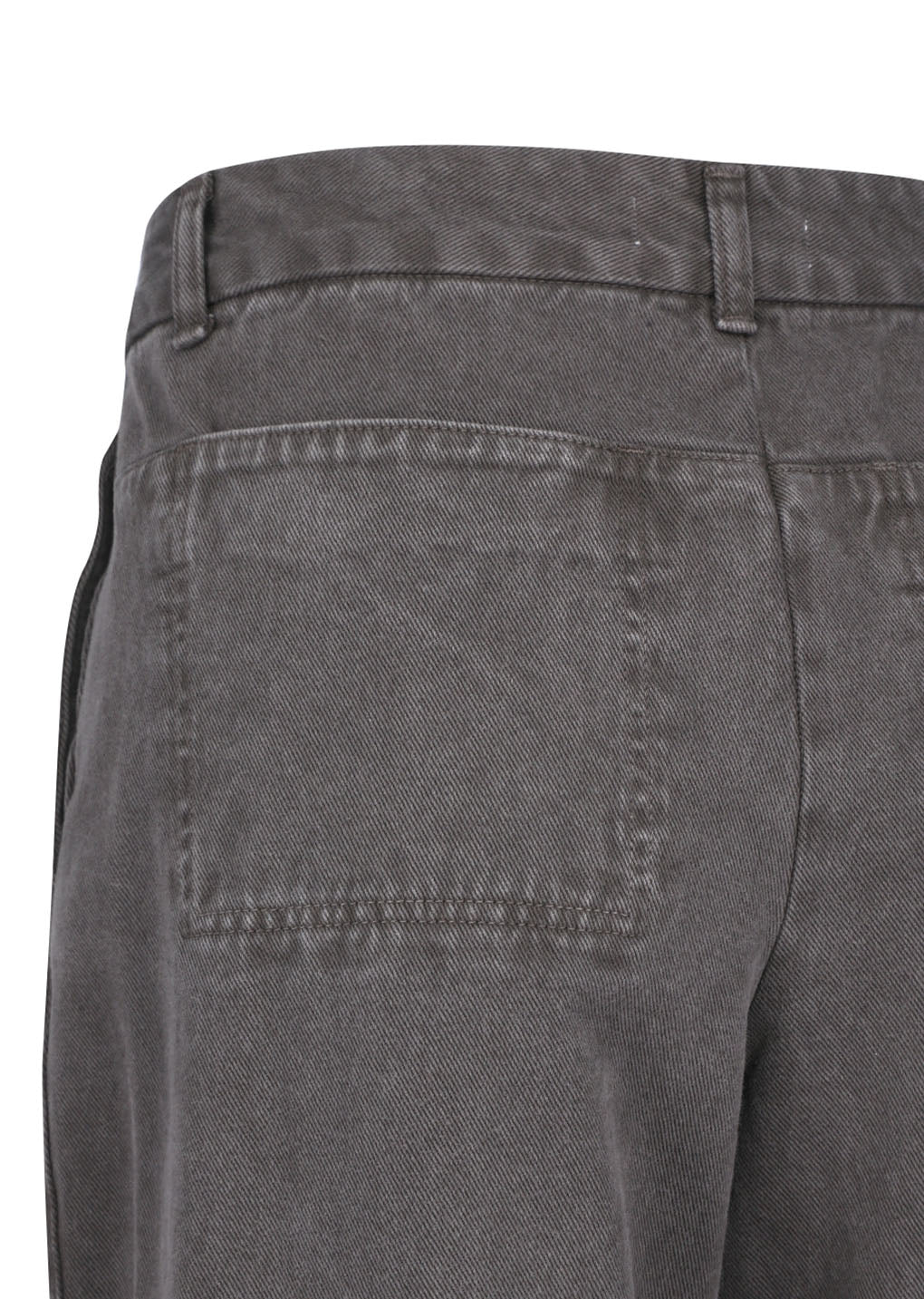Amomento - Garments Dyed Curved Seam Denim (Brown) product image 8 | TRAB K-Fashion Australia