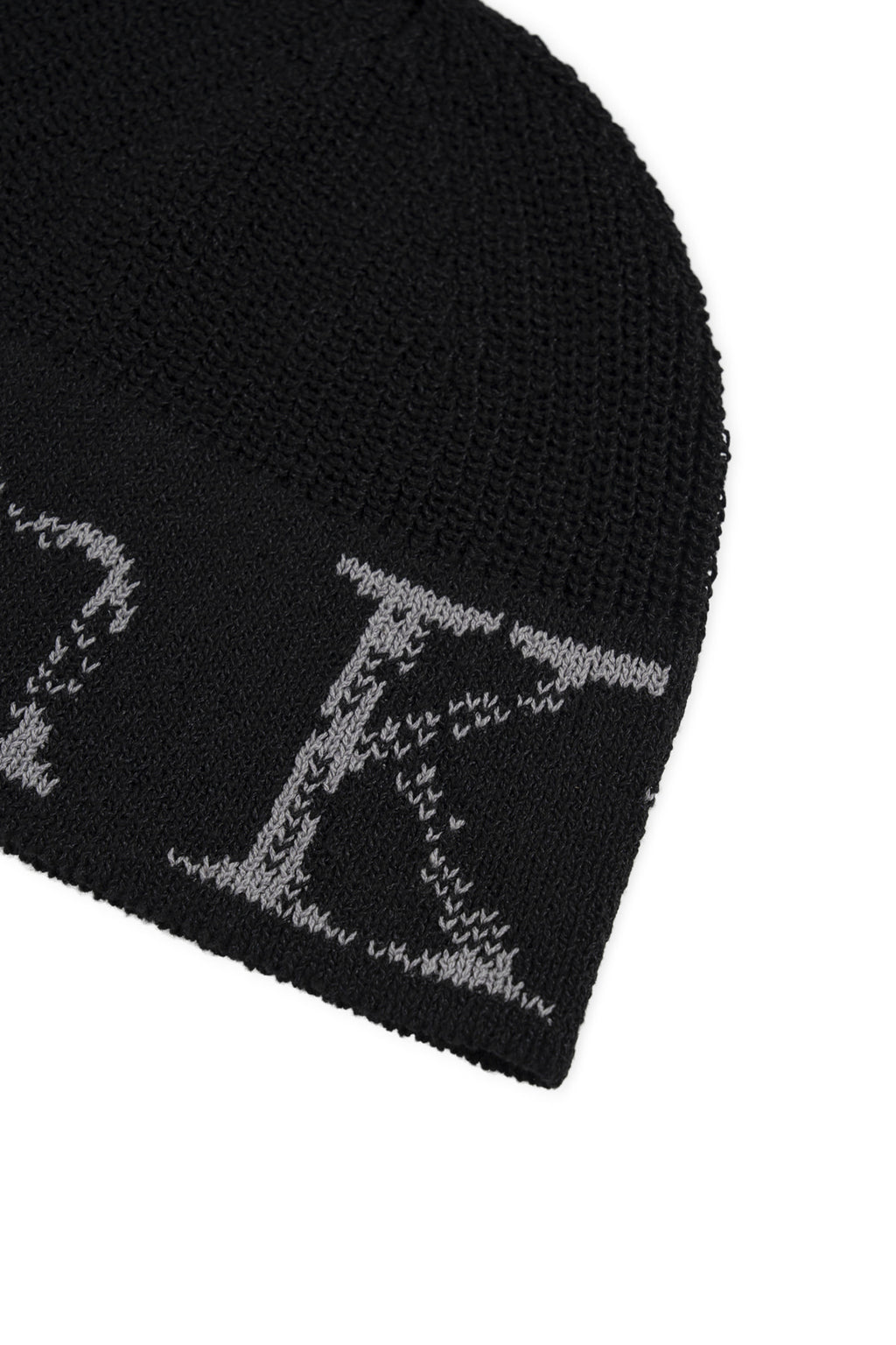 Matin Kim - Cracked Logo Light Bucket Beanie (Black) product image 3 | TRAB K-Fashion Australia