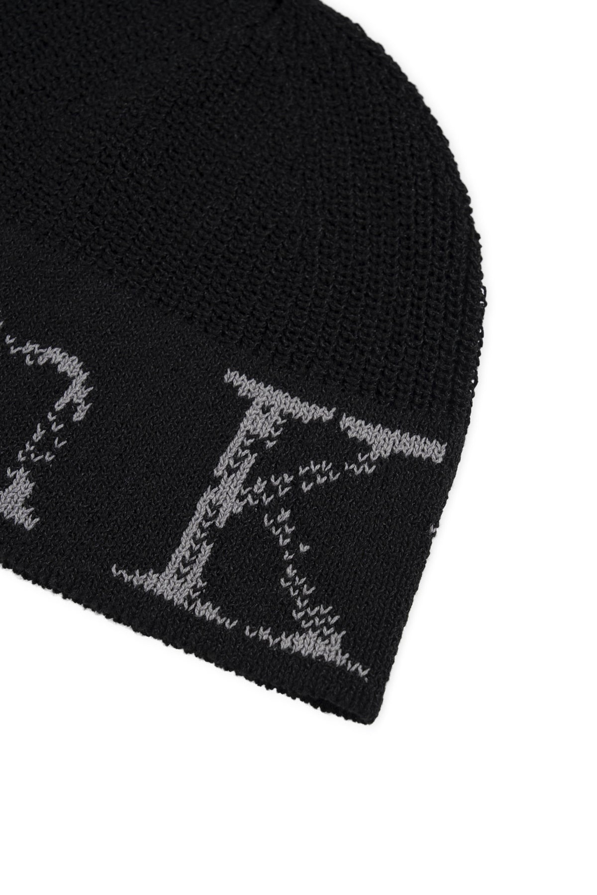 Matin Kim - Cracked Logo Light Bucket Beanie (Black) product image 3 | TRAB K-Fashion Australia