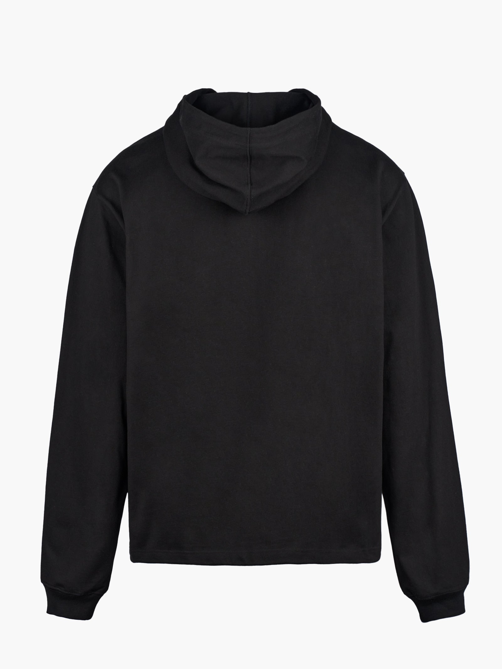 Jiyong Kim - Draped Pocket Zip-Up Hoodie (Black) product image 5 | TRAB K-Fashion Australia