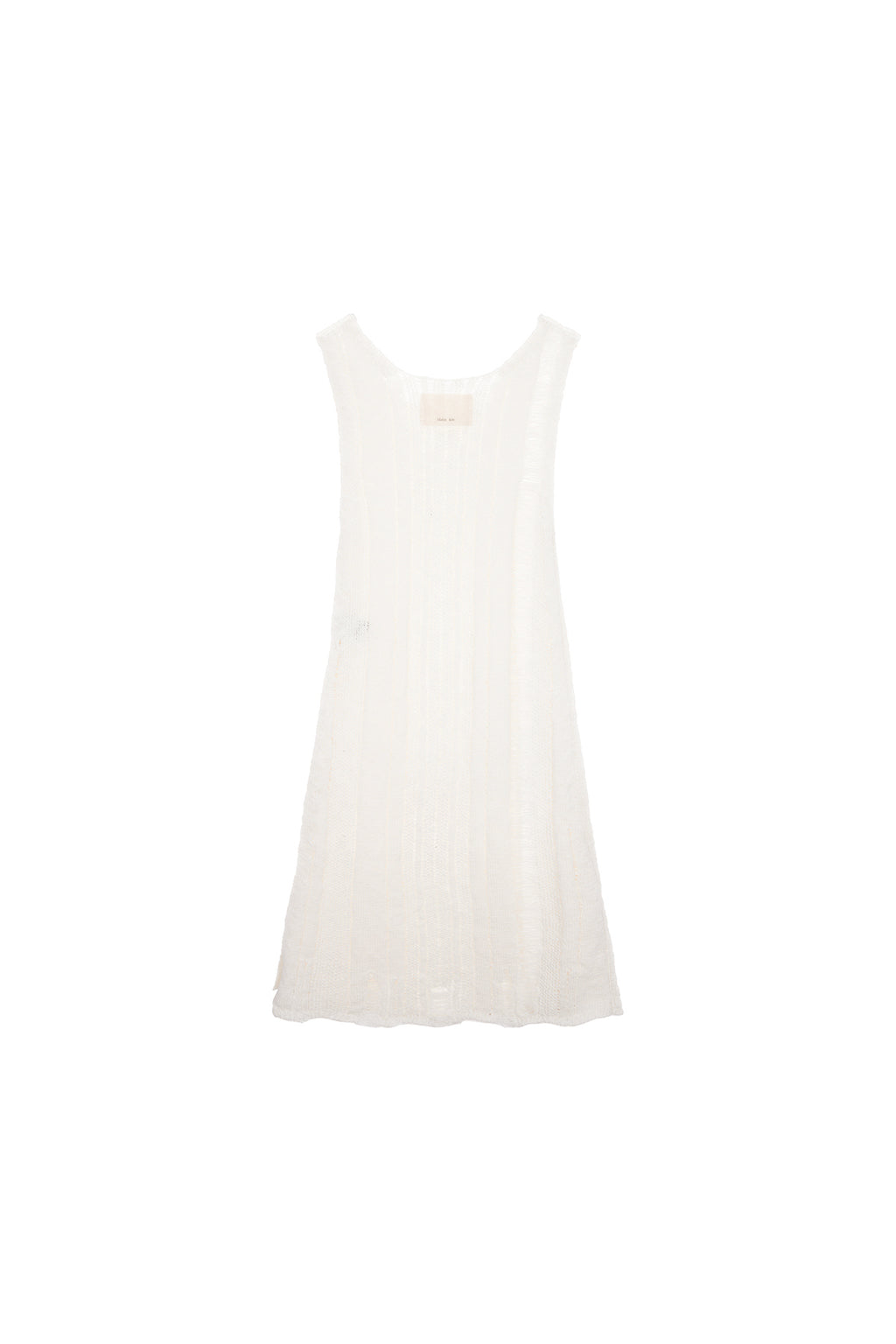 Matin Kim - Stripe Chunky Knit Dress (Ivory) product image 2 | TRAB K-Fashion Australia