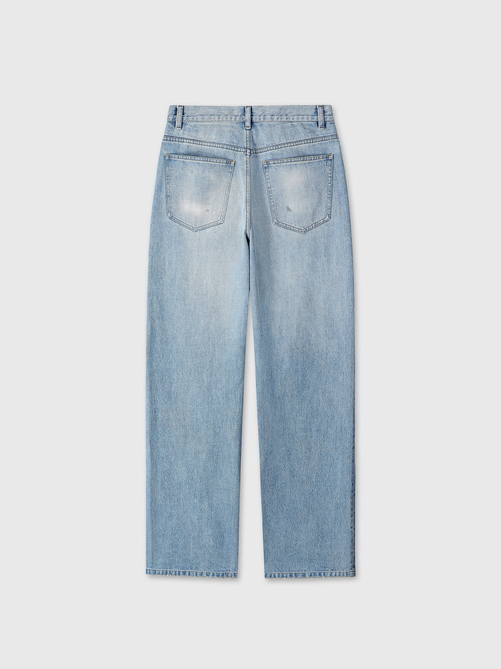 Tonywack - Wide Tapered Low Denim Jeans (Faded Light Blue) product image 11 | TRAB K-Fashion Australia