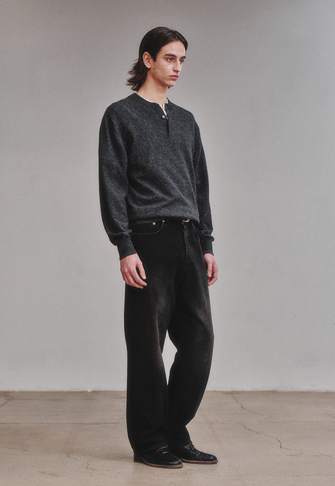 Art if acts - Sashiko 5P Pants_Japanese Fabric (Vintage Black) product image 4 | TRAB K-Fashion Australia
