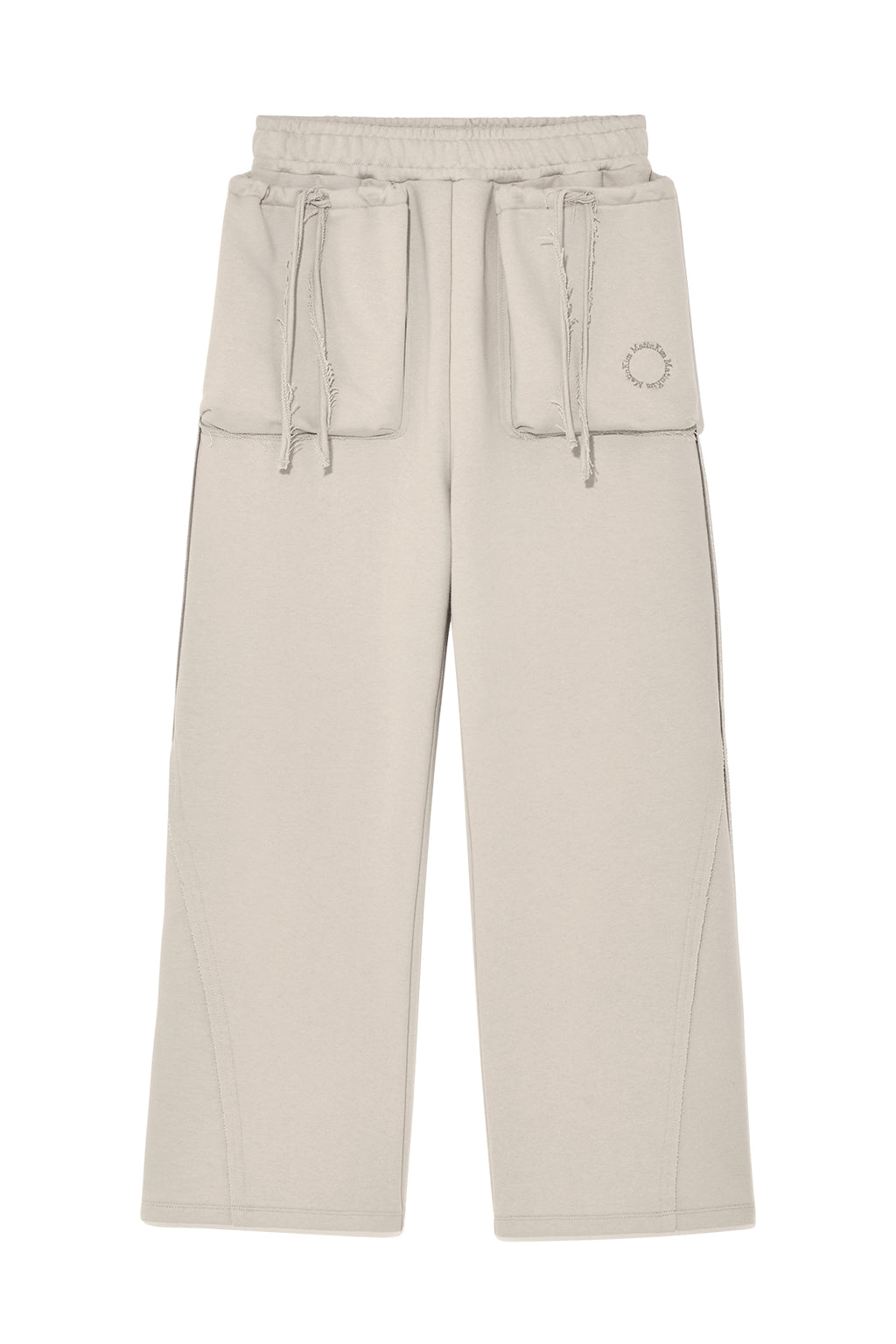 Matin Kim - Volume Pocket Sweatpants (Pale Beige) product image 1 | TRAB K-Fashion Australia