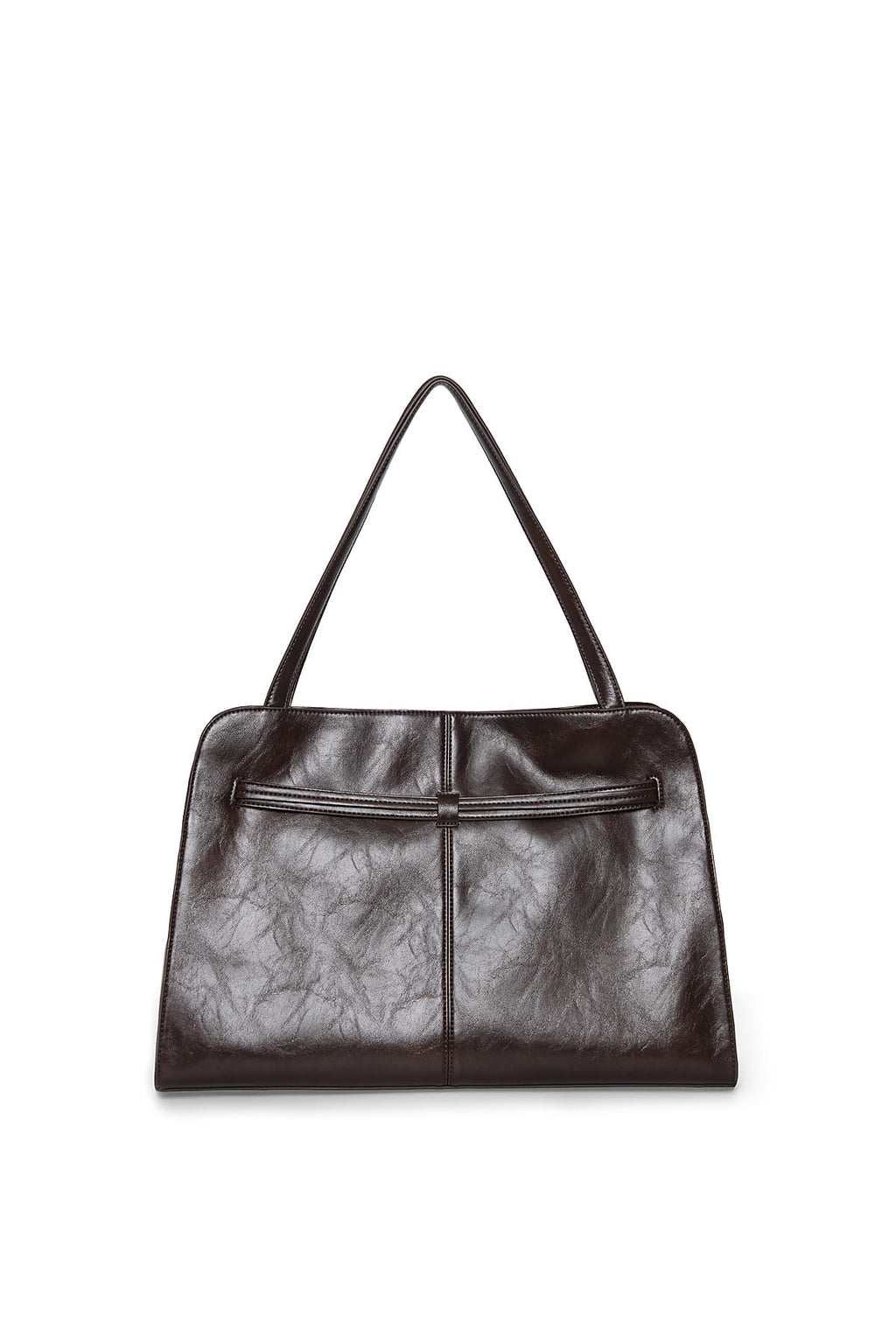 Matin Kim - Drop Tail Mellow Big Shoulder Bag (Brown) product image 3 | TRAB K-Fashion Australia