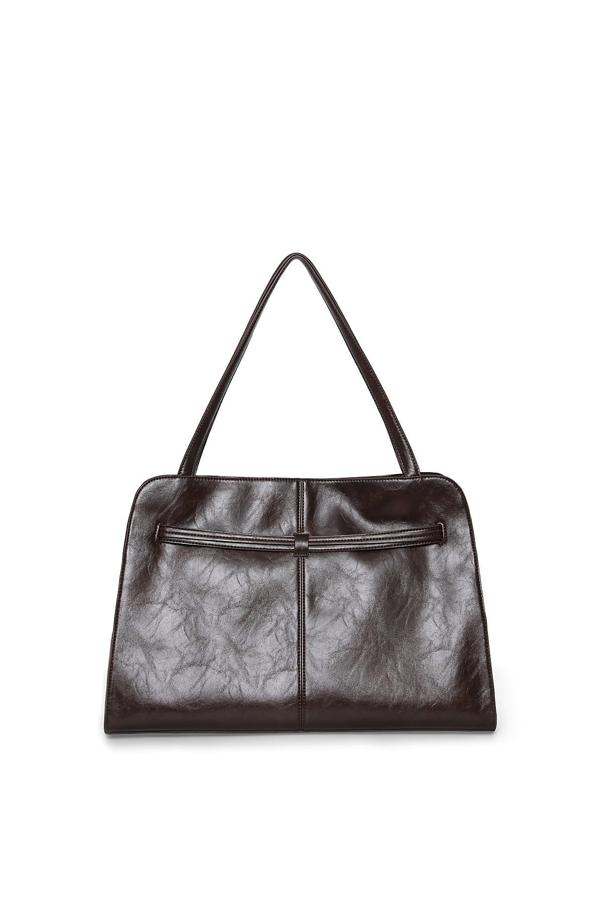 Matin Kim - Drop Tail Mellow Big Shoulder Bag (Brown) product image 3 | TRAB K-Fashion Australia