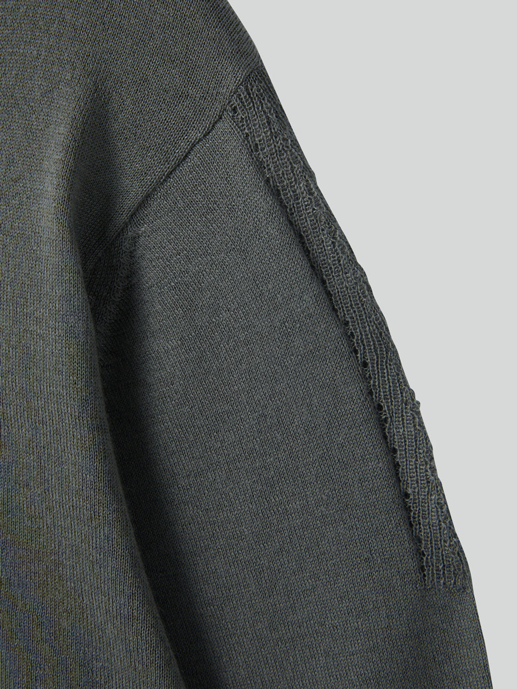 Recto - Silk-Cashmere Knit Cardigan (Midnight Grey) product image 6 | TRAB K-Fashion Australia