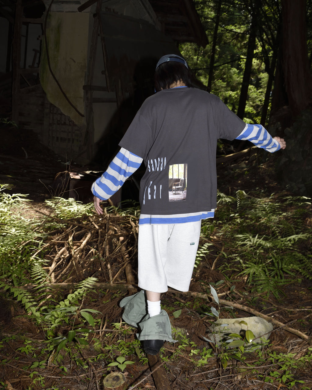 San San Gear - San San X B.E Haikyo T-Shirt (Charcoal) product image 3 | TRAB K-Fashion Australia