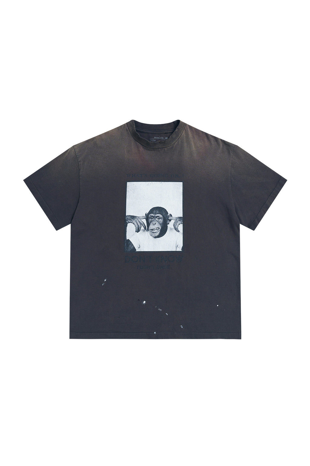STU - Monkey T-shirt (Charcoal) product image 13 | TRAB K-Fashion Australia