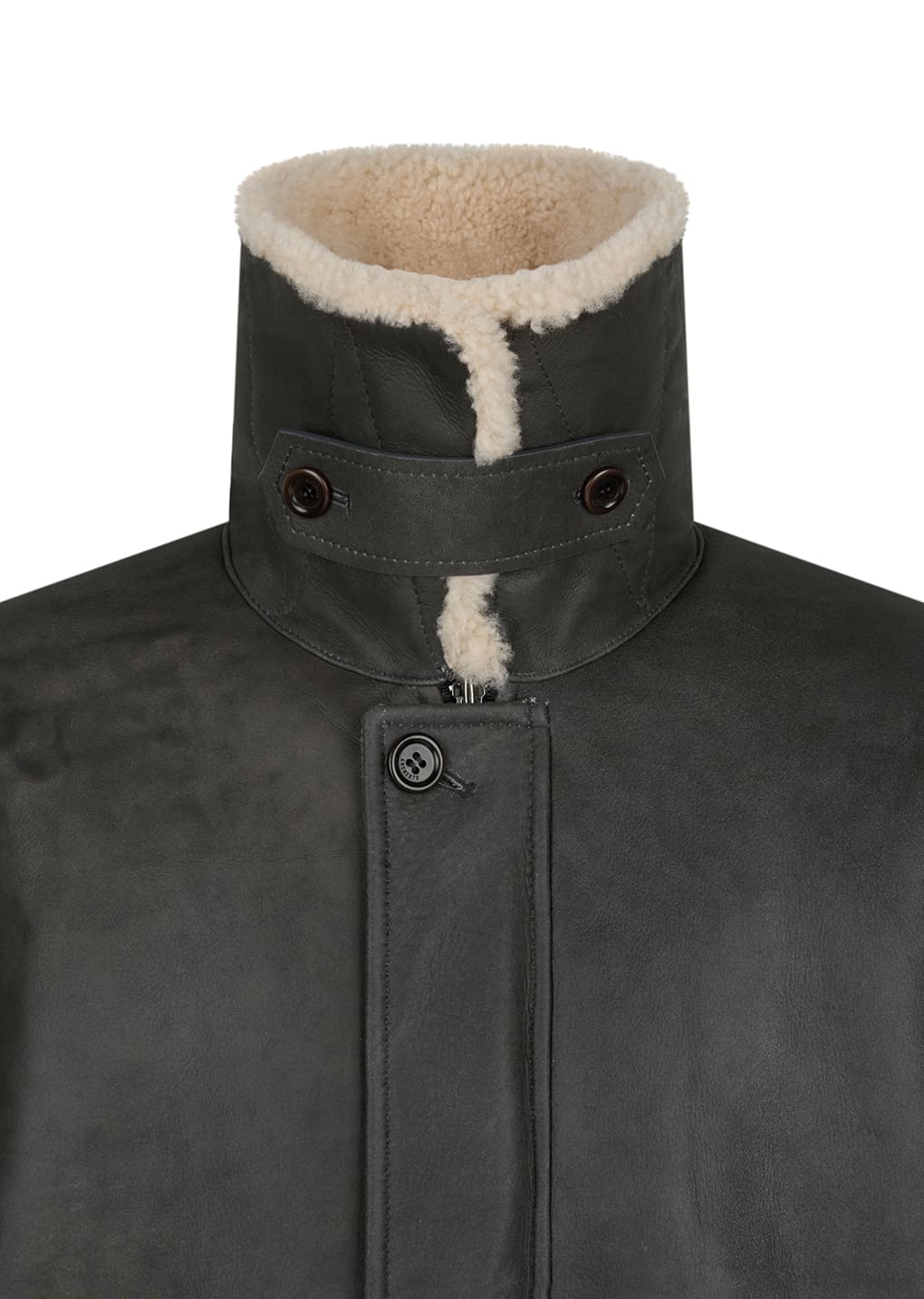 Amomento - [Pre-Order] lambskin shearling jumper (Khaki) product image 14 | TRAB K-Fashion Australia