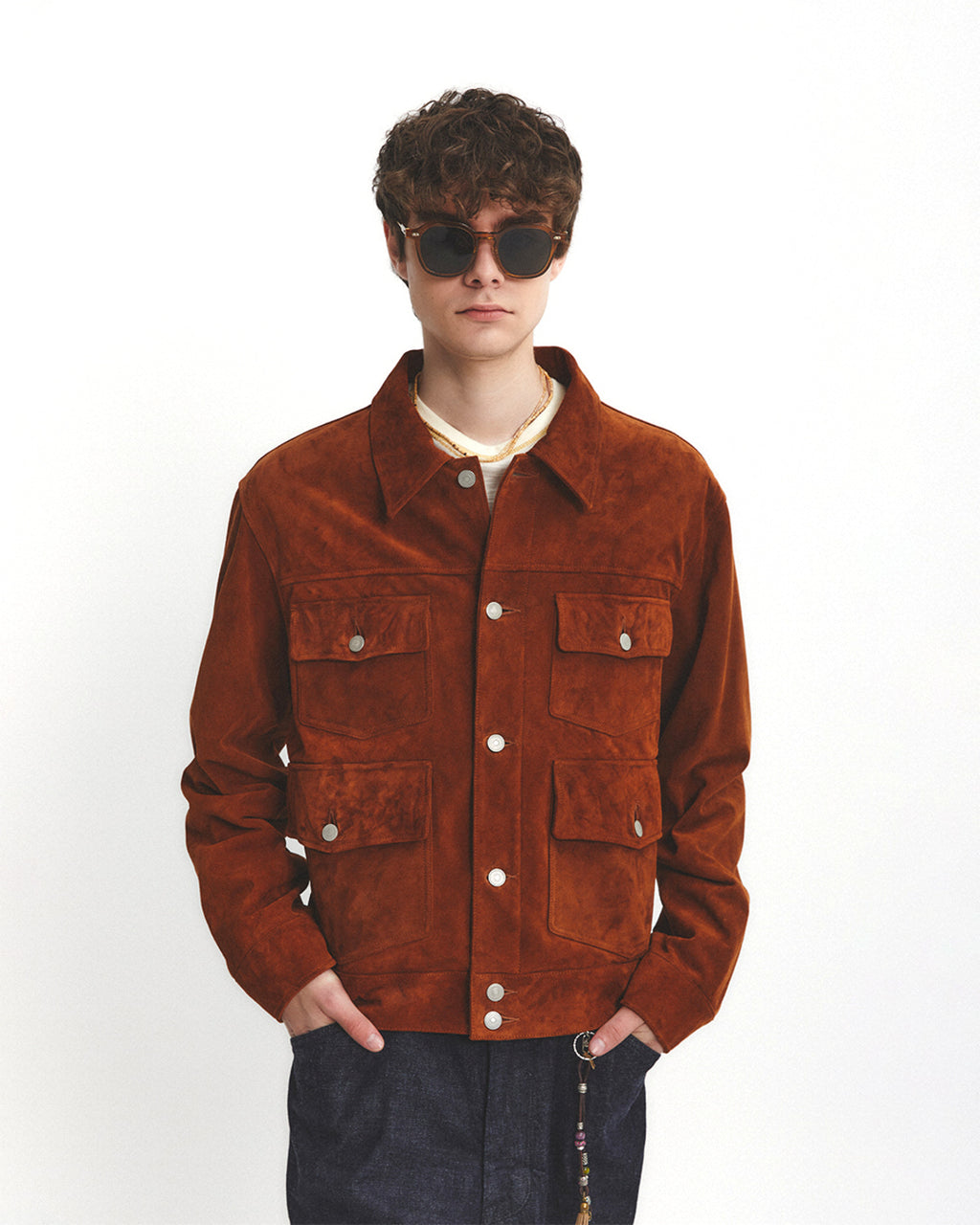 Eastlogue - Trapper Leather Jacket (Brown) product image 2 | TRAB K-Fashion Australia