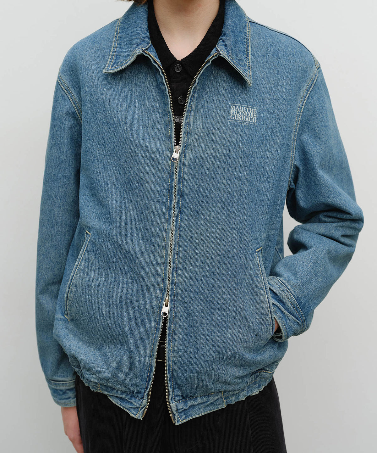 Marithe & Francois Girbaud - Denim Blouson Jacket (Blue) product image 4 | TRAB K-Fashion Australia