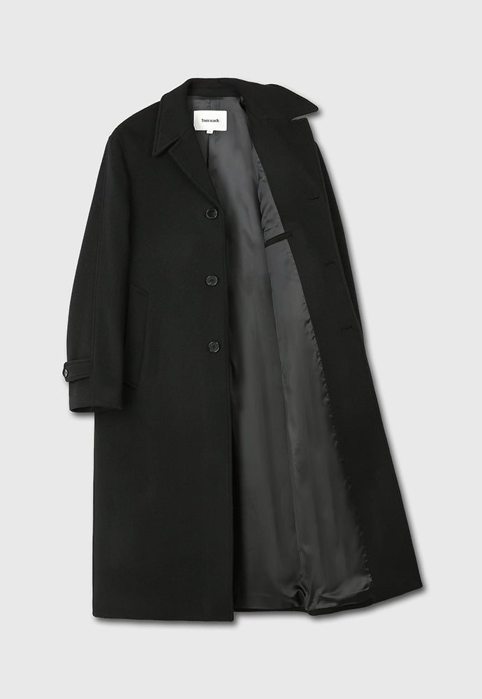 Tonywack - Cashmere Bal Collar Tailored Coat (Black) product image 8 | TRAB K-Fashion Australia