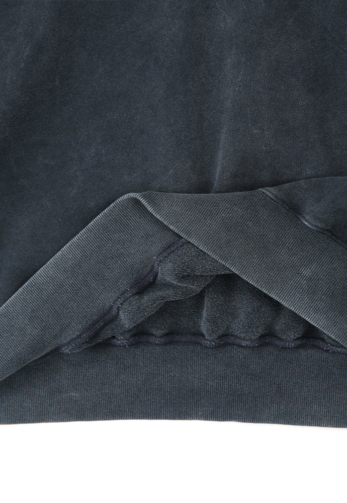 Art if acts - Garment Dyed Half Zipup Sweat (Bleach Navy) product image 13 | TRAB K-Fashion Australia