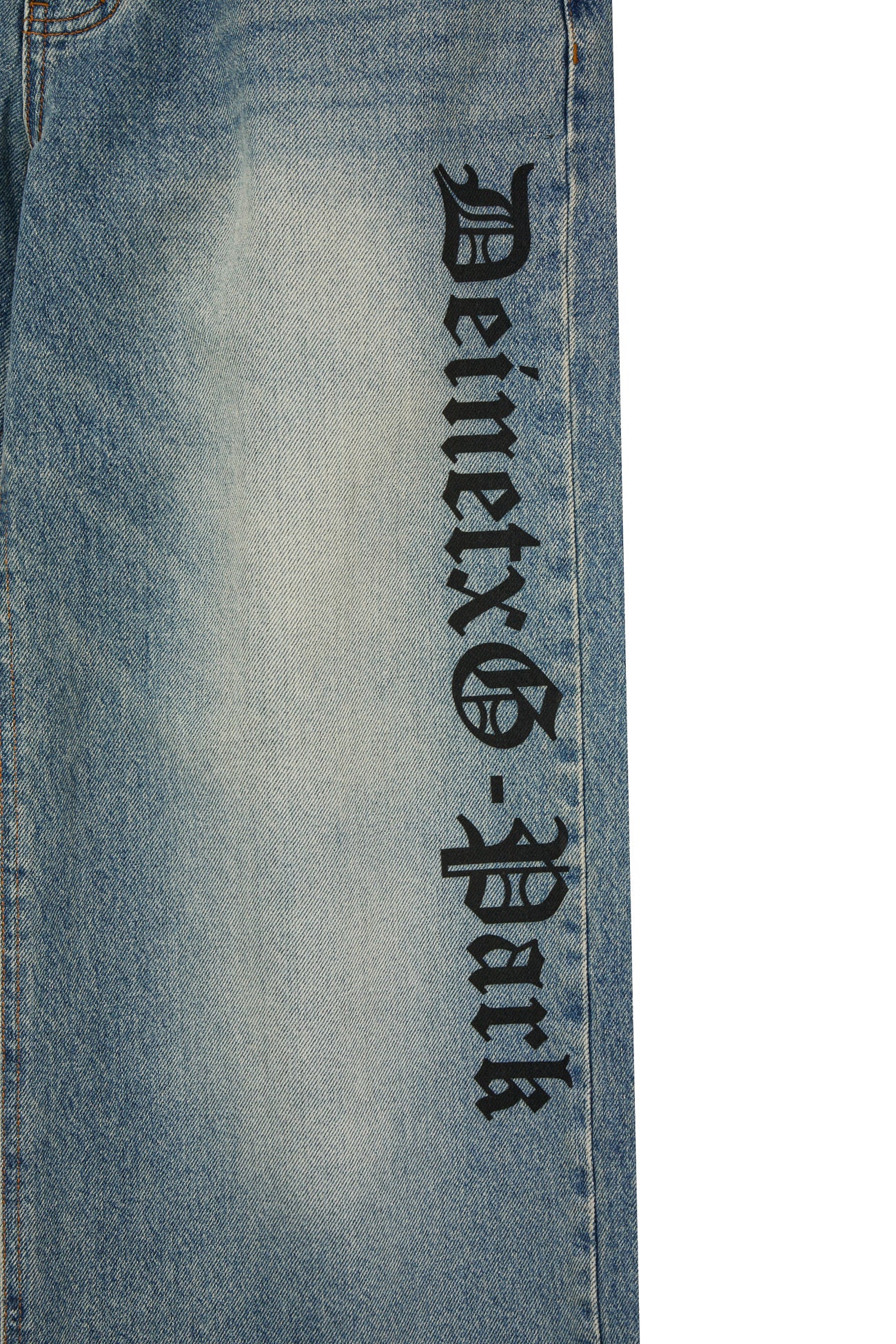 Deinet - Dj Park Side Lettering Denim (Blue) product image 5 | TRAB K-Fashion Australia