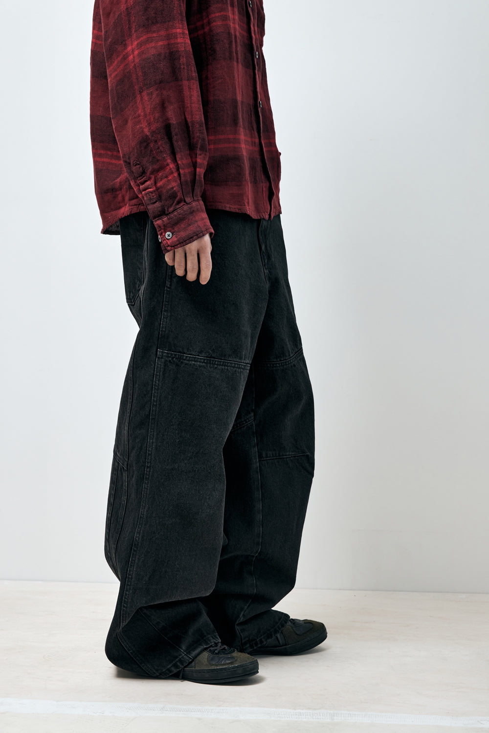 Hatchingroom - Wide Line Jeans Dusty (Black) product image 14 | TRAB K-Fashion Australia