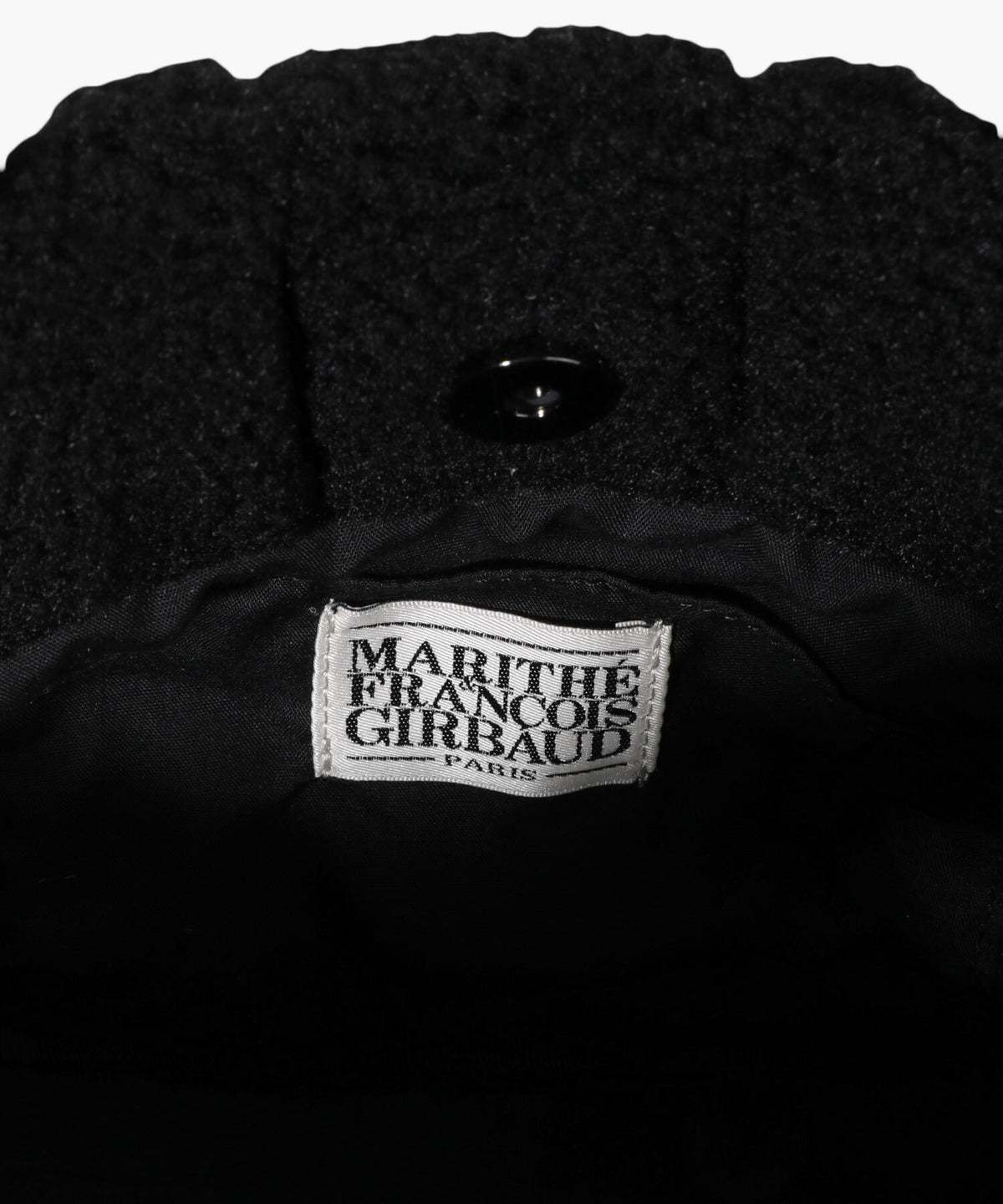 Marithe & Francois Girbaud - Classic Logo Boucle Padding Bag (Black) product image 5 | TRAB K-Fashion Australia