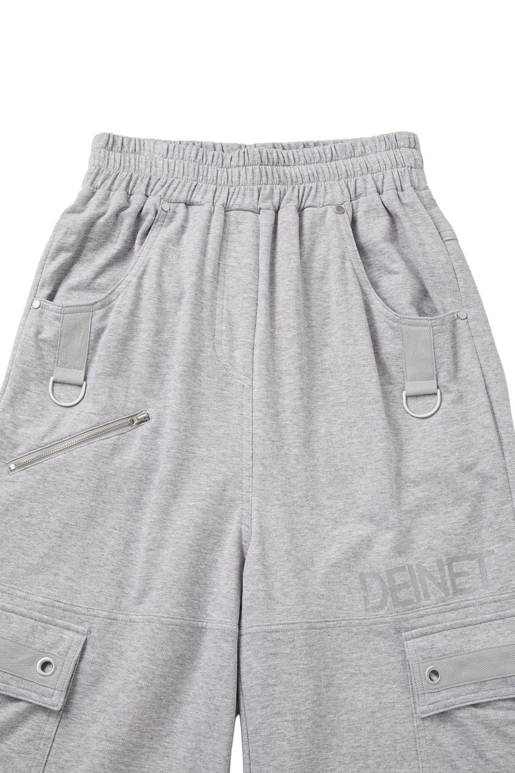 Deinet - Metal Detail Sweat Pants (Melange Grey) product image 4 | TRAB K-Fashion Australia