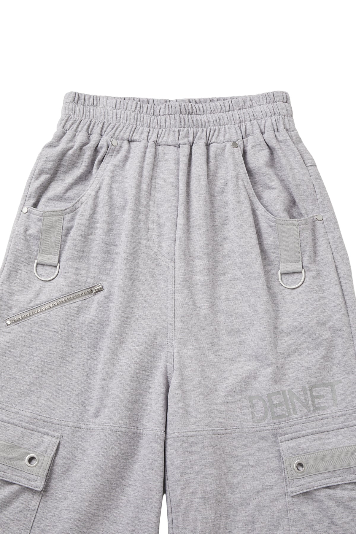 Deinet - Metal Detail Sweat Pants (Melange Grey) product image 4 | TRAB K-Fashion Australia