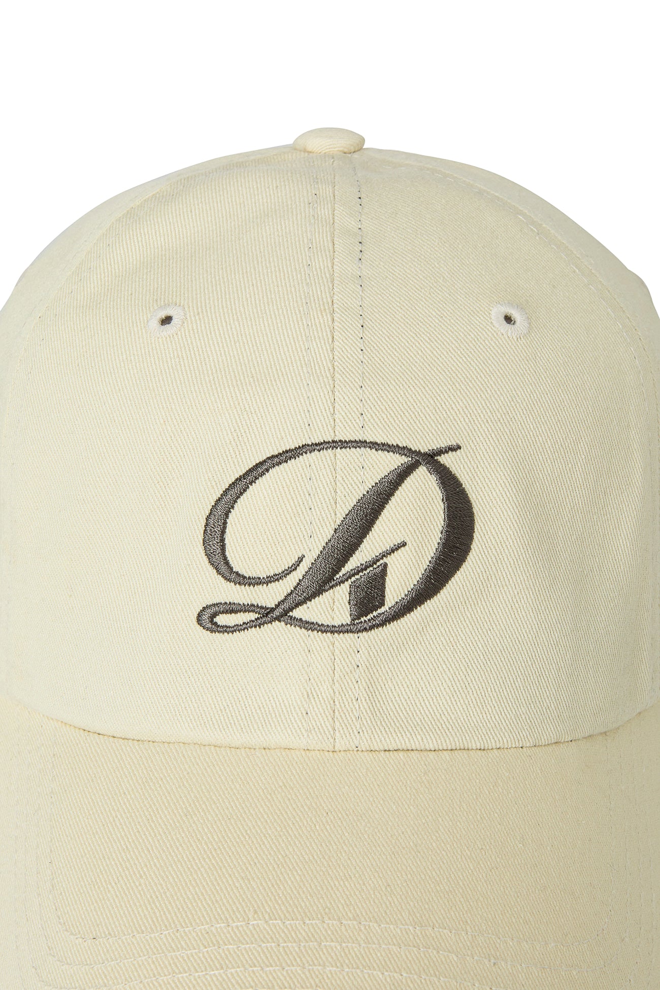 Deinet - Essential D Logo Ball Cap (Ivory) product image 5 | TRAB K-Fashion Australia
