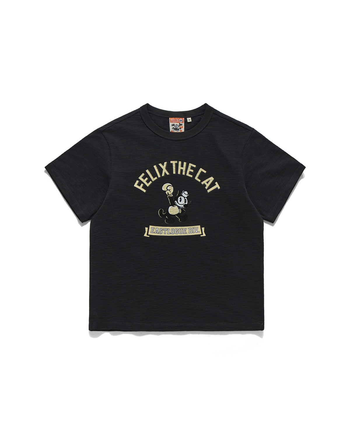 Eastlogue - Punch Out Felix Volume Printing T-shirts (Black) product image 1 | TRAB K-Fashion Australia