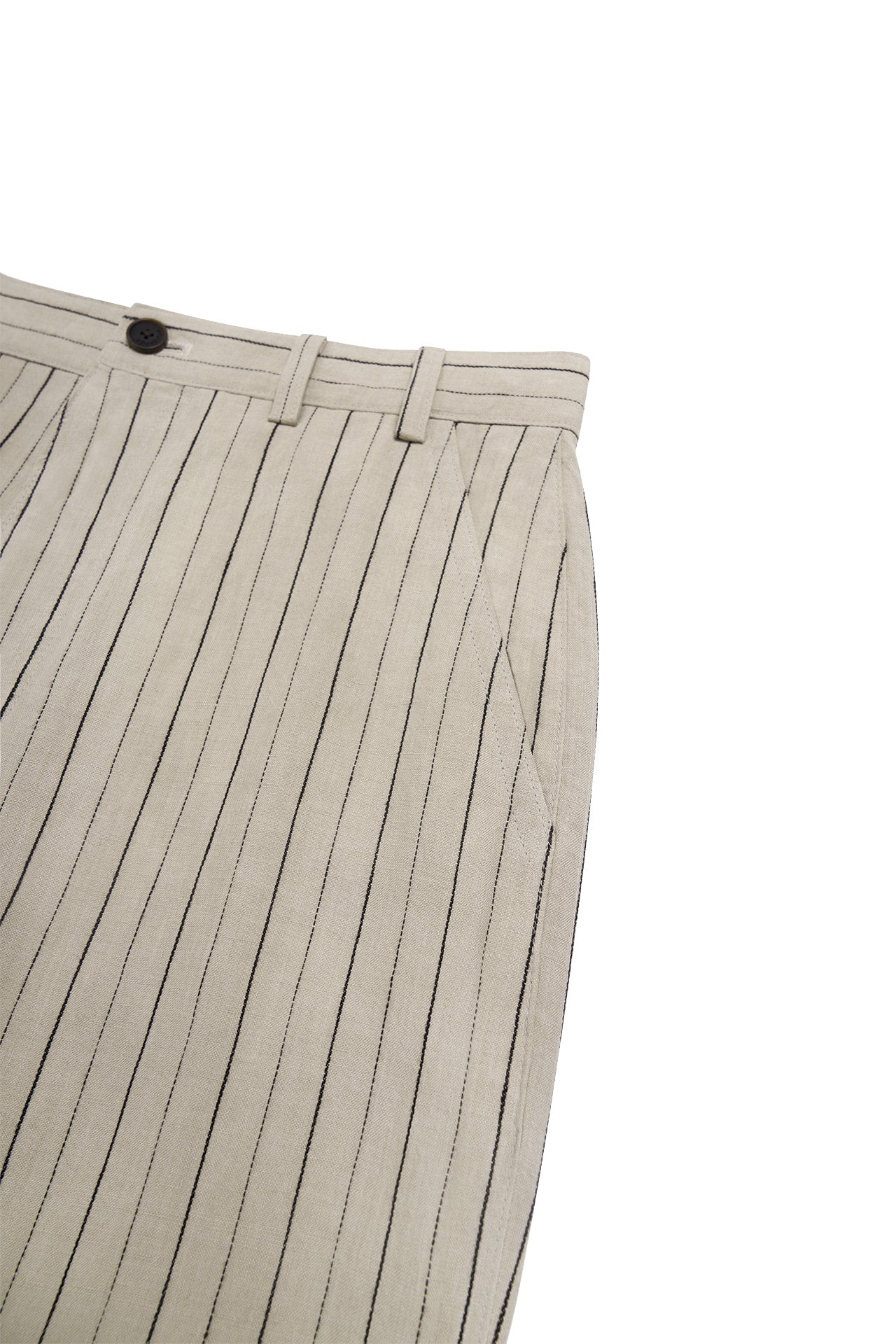 Stu - Stripe Linen Pants (Beige) product image 16 | TRAB K-Fashion Australia