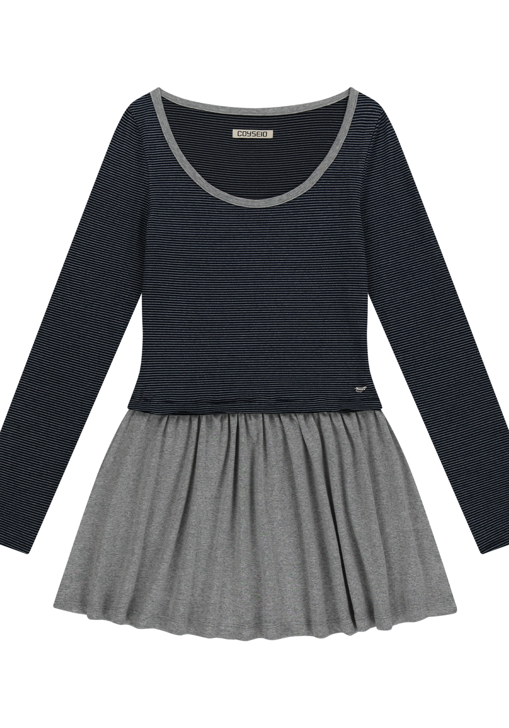 Coyseio - Coy Stripe Dress (Navy) product image 2 | TRAB K-Fashion Australia