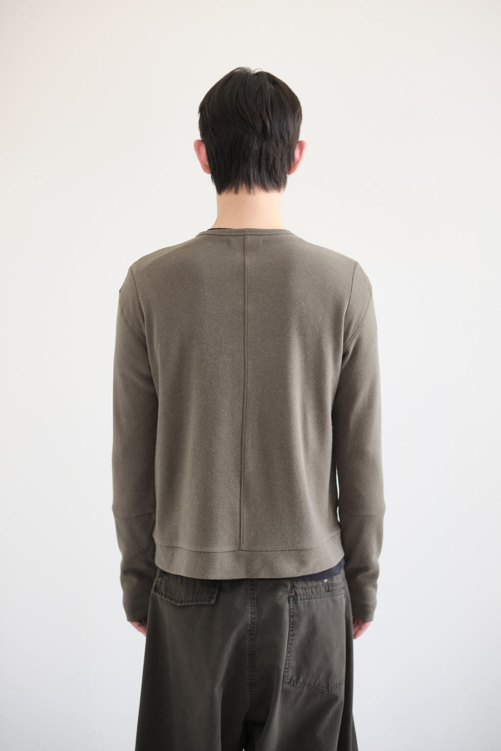 Hatchingroom - Layer Cardigan V2 (Olive) product image 5 | TRAB K-Fashion Australia