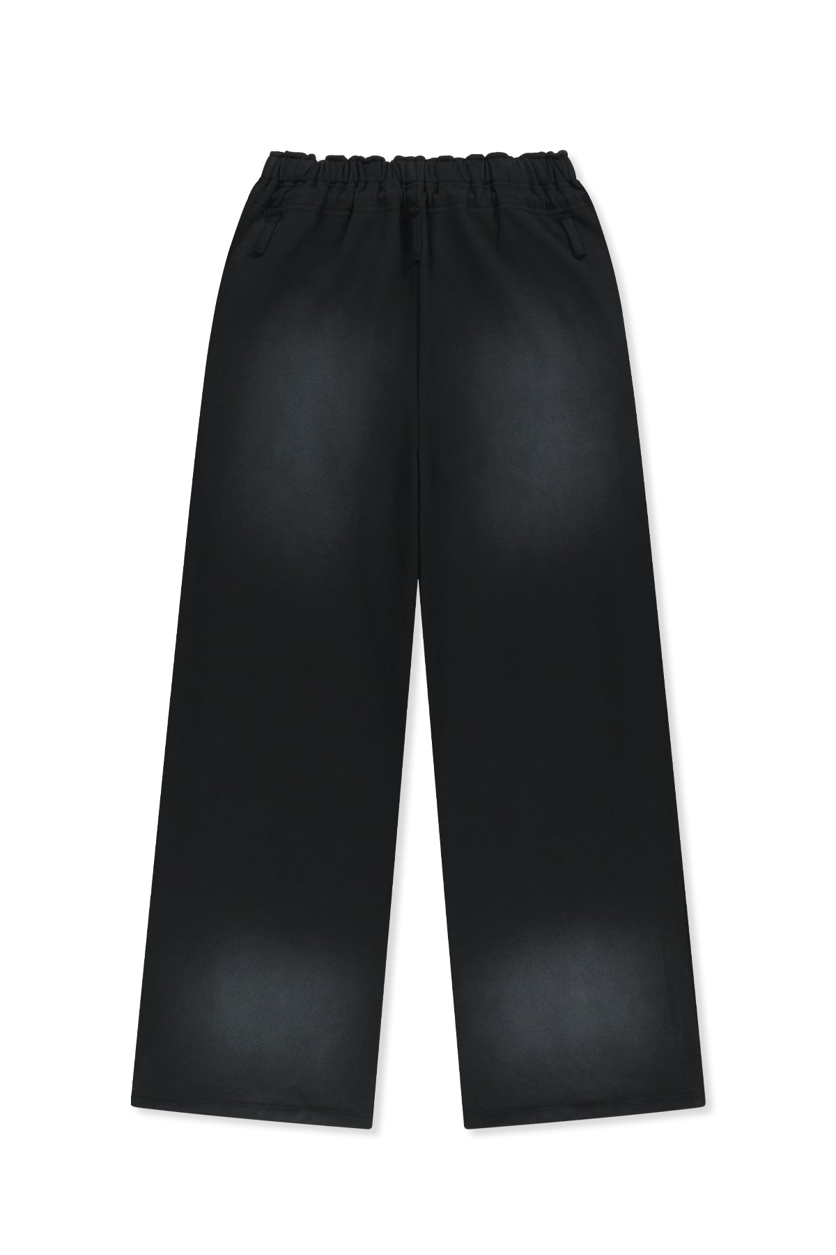 Matin Kim - Snap Tuck Washed Sweatpants (Black) product image 2 | TRAB K-Fashion Australia