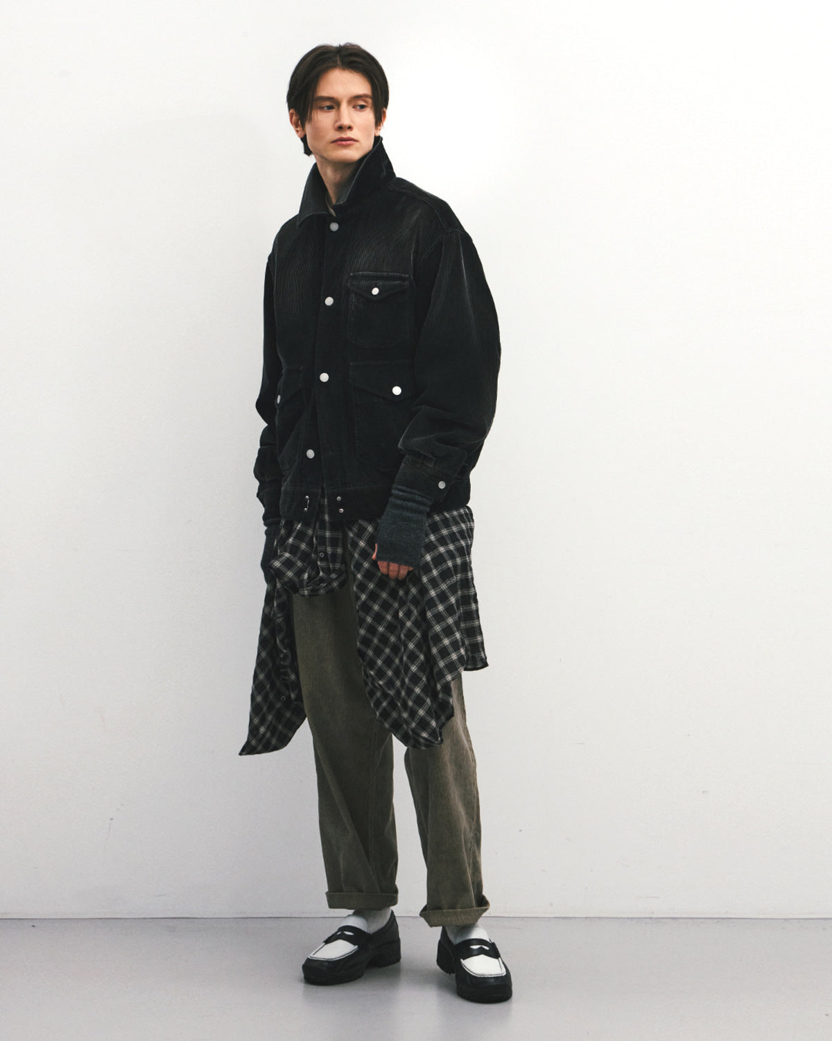 Eastlogue - Trapper Jacket (Black Corduroy) product image 4 | TRAB K-Fashion Australia