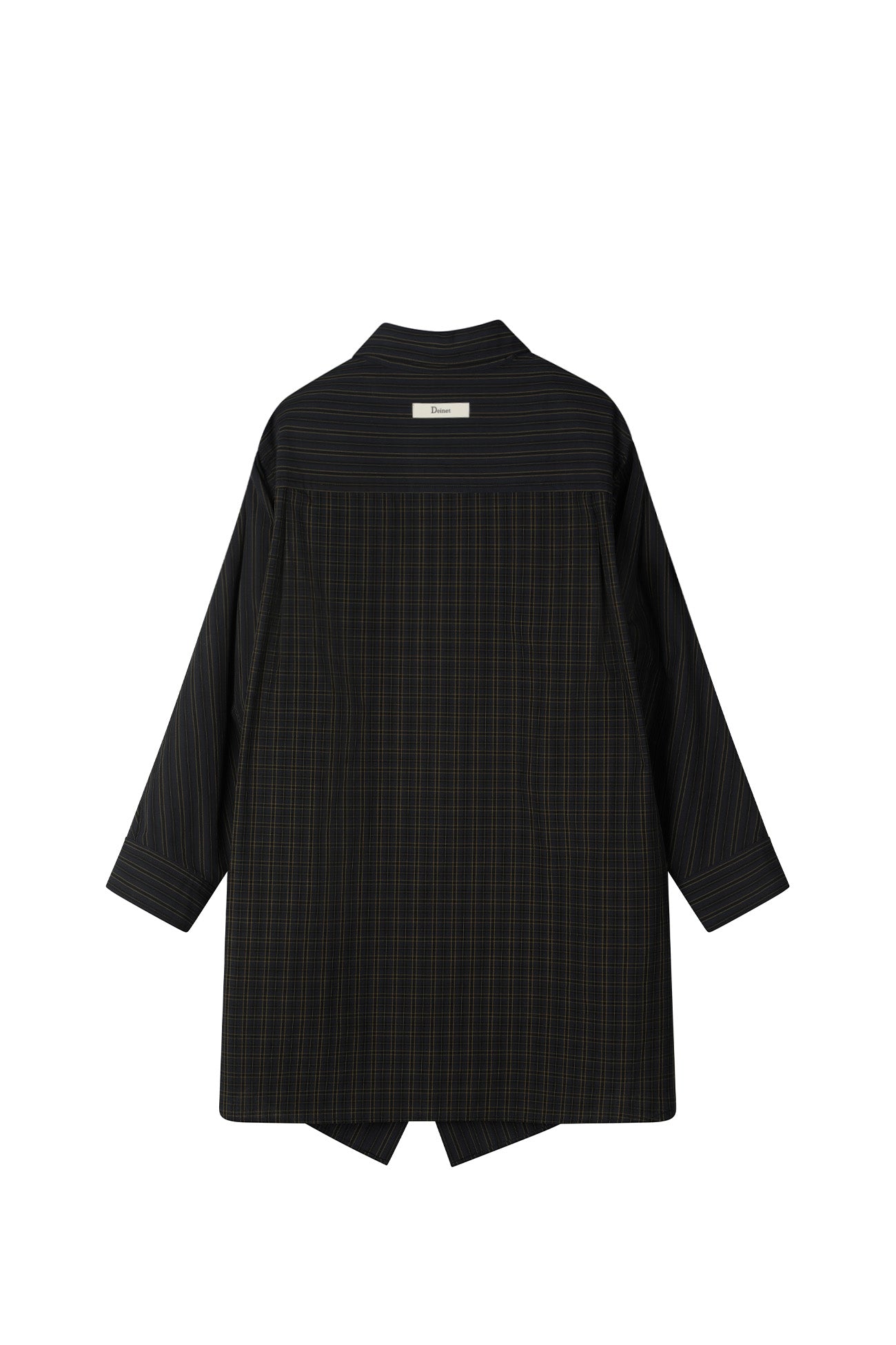 Deinet - Dual Pattern Structured Shirts (Navy) product image 8 | TRAB K-Fashion Australia